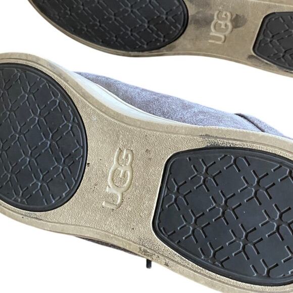 UGG Bluish Grey Faux Suede Sneakers - Picture 7 of 7